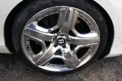 Refinished Bentley wheel